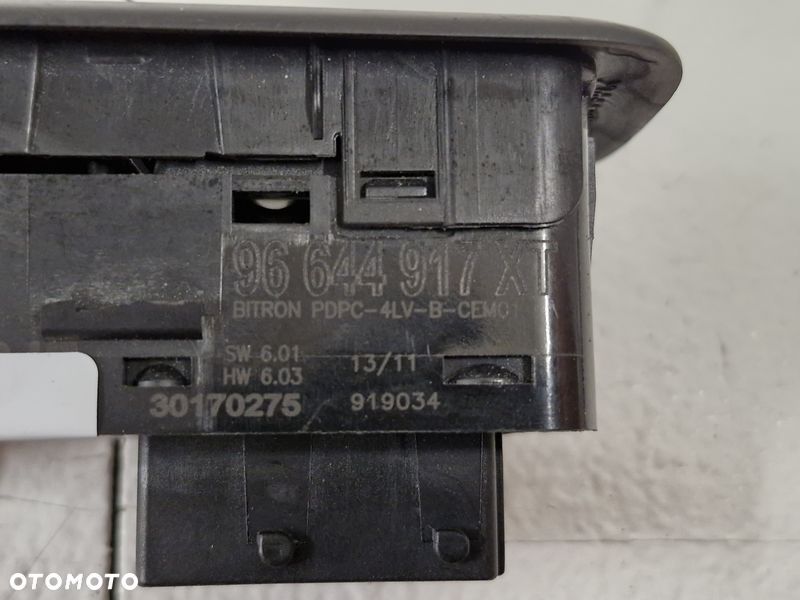 PEUGEOT 308 T7 I 1 PANEL PRZEŁĄCZNIK SZYB LUSTEREK LEWY PRZÓD 96644917 - 6