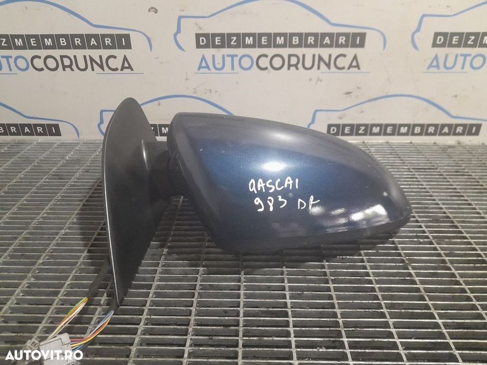 Oglinda dreapta Nissan Qashqai Facelift 2010 - 2013 4 Usi ALBASTRU BW9 (983) Rabatabile ... - 1