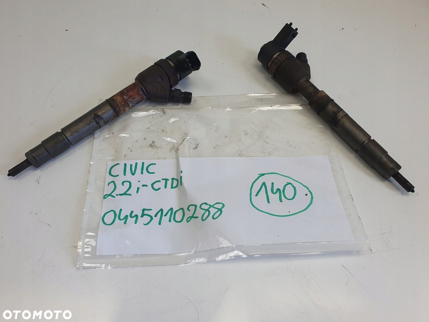 Honda Civic VIII 2.2 iCTDI WTRYSKIWACZ wtrysk 0445110288 - 3