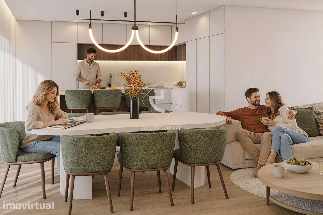 Apartamento T3  180m2 área util- Novo-Ponte da Barca!! - Grande imagem: 3/22
