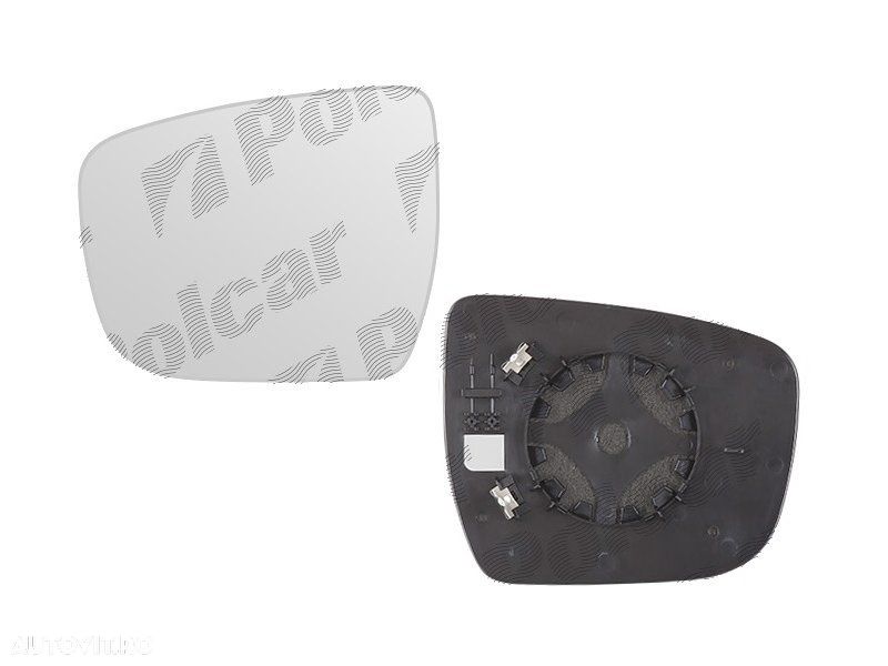 Geam oglinda exterioara Nissan Rogue (J11), 07.2013-, X-Trail, 07.2014-, Juke (F15), 06.2014-, Qashqai (J11), 03.2014-06.2017, Qashqai (J11), 05.2017-, stanga/dreapta, geam convex; cromat, View Max - 1