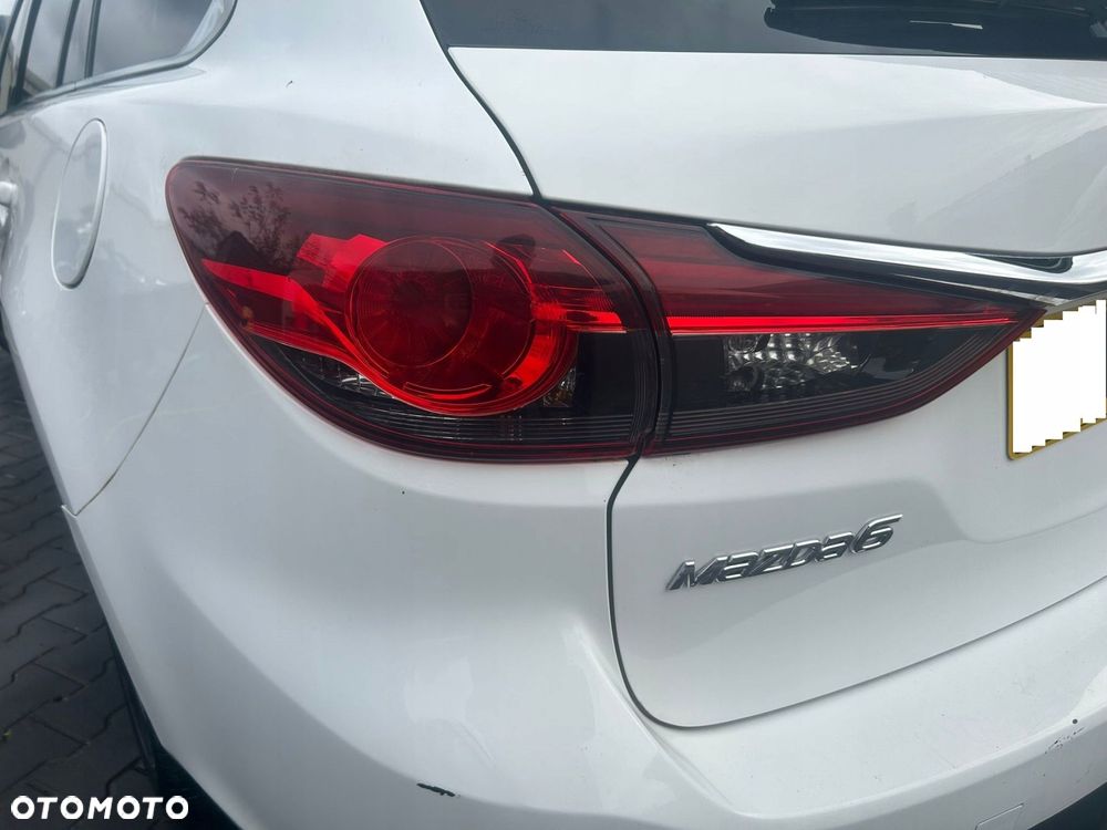 KOMPLETNY TYŁ MAZDA 6 III A4D KLAPA ZDERZAK LAMPY - 11