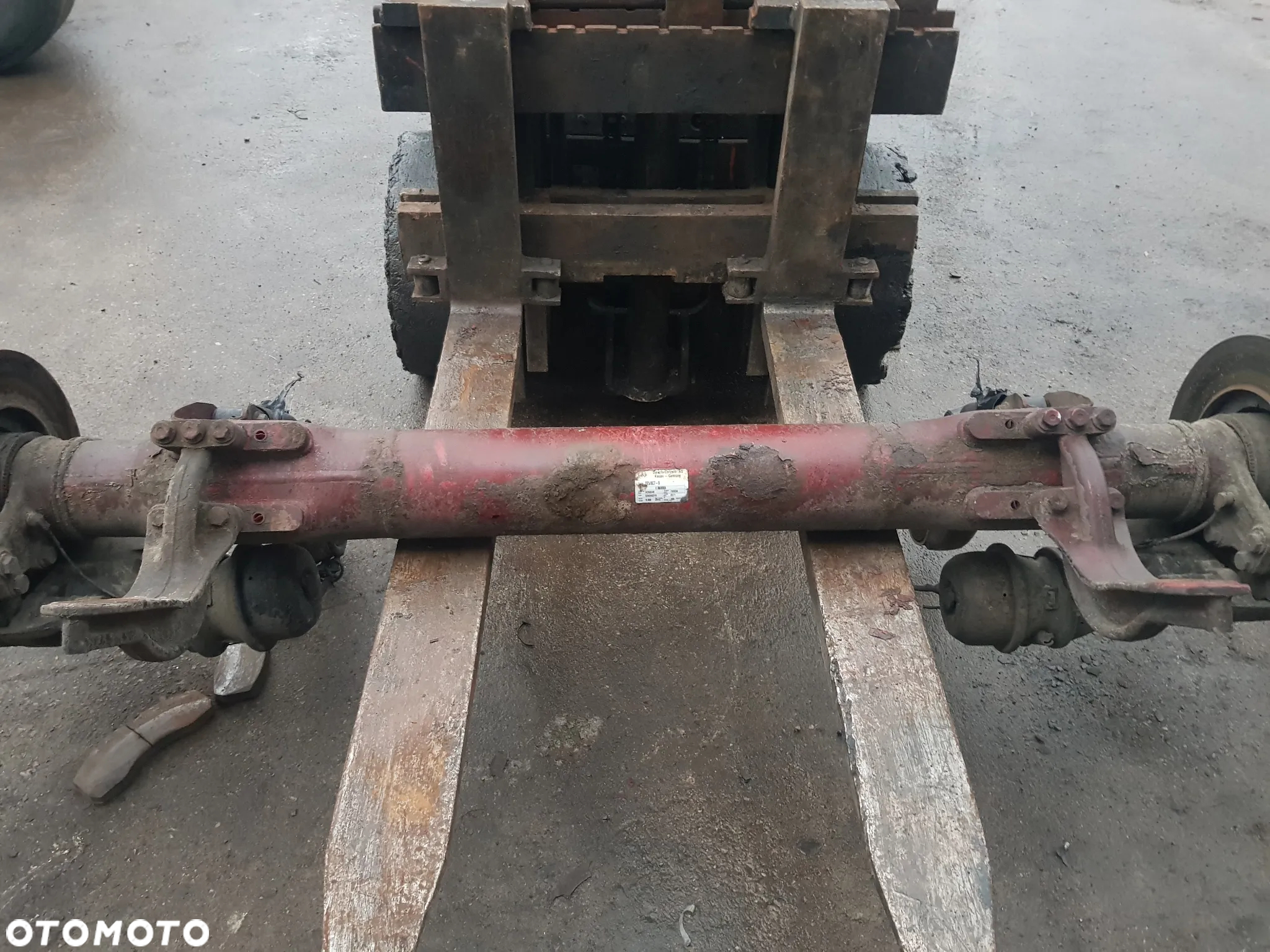 Oś osie do naczepy Mercedes TE5/8C7-9 - 4