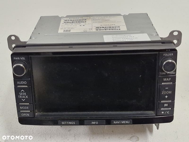 mitsubishi outlander 3 iii radio nawigacja navi 8750a482 - 2
