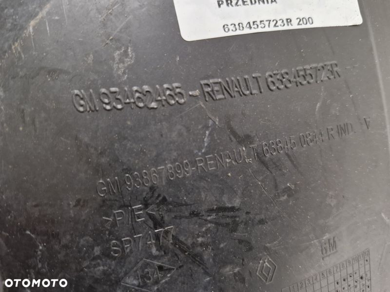 RENAULT TRAFIC III 3 NADKOLE LEWY PRZÓD PRZEDNIE CZĘŚĆ PRZEDNIA 638455723R - 5