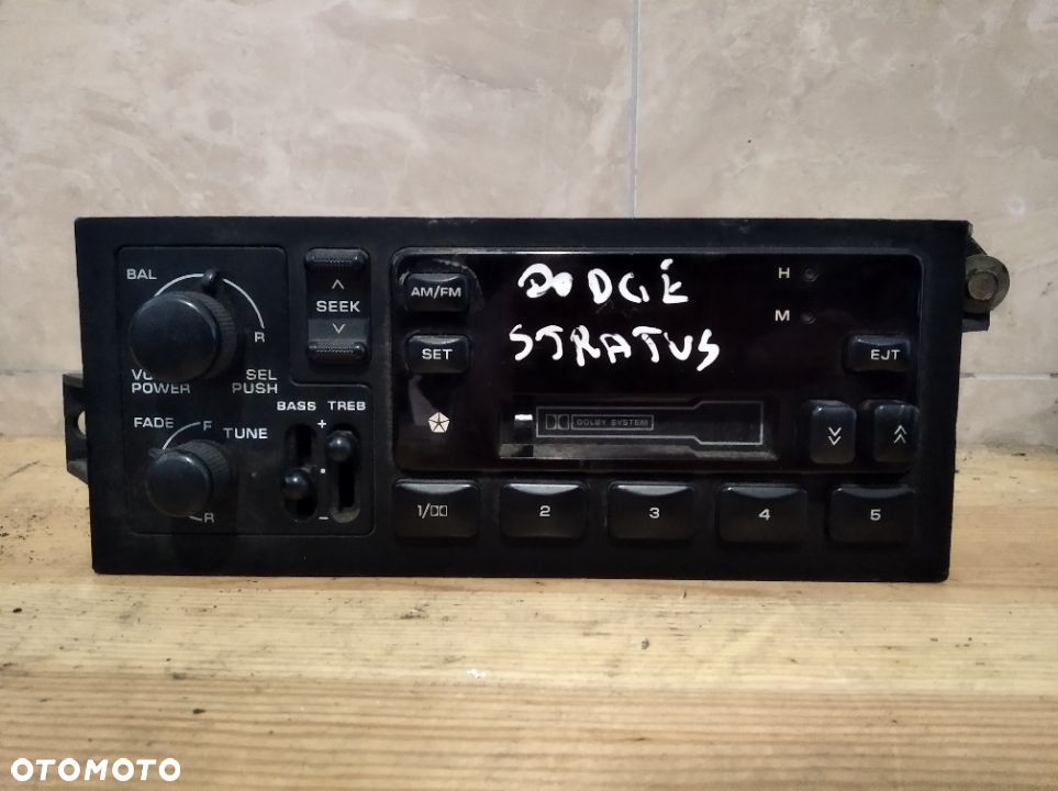 RADIO DODGE STRATUS P004858551 CHRYSLER JEEP - 1