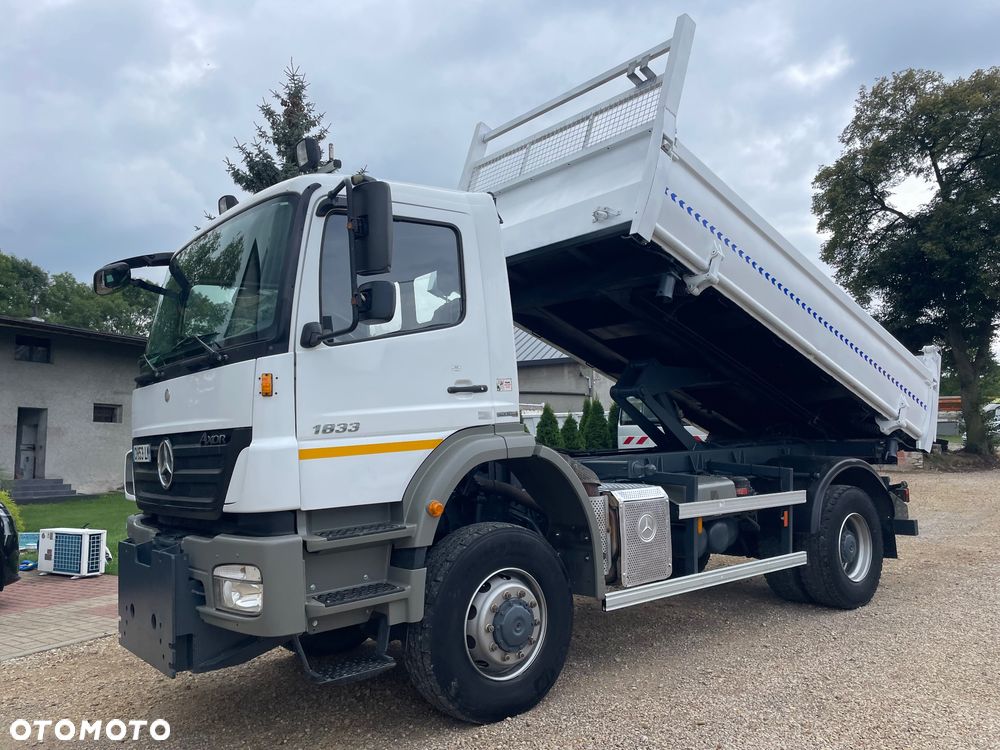 Mercedes-Benz Axor 1833AK  4x4 hydro burta pojazd specjalny zimowego utrzymania dróg kompletny  zestaw do odśnierzania  330 PS !!! 19 Ton DMC  STAN BDB !! - 17