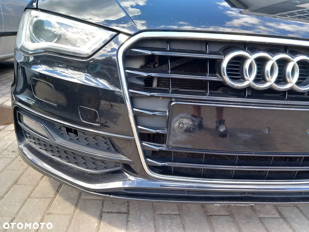 AUDI A3 8V ZDERZAK PRZEDNI PRZÓD S-LINE PARKTRONIC PDC SPRYSKI KOLOR: LY9T - 6