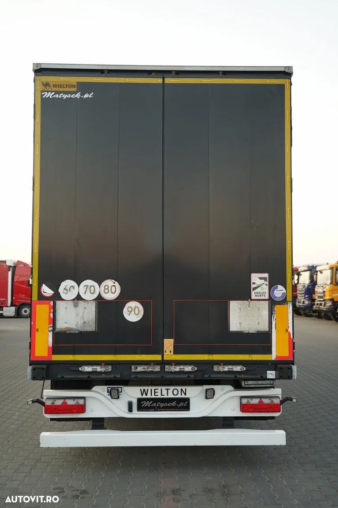 Wielton CORTINĂ / STANDARD / PUNCT DE ACOPERIȘ CULISANT / ACOPERIȘ CULISANT / 385/65 R22.5 - 8
