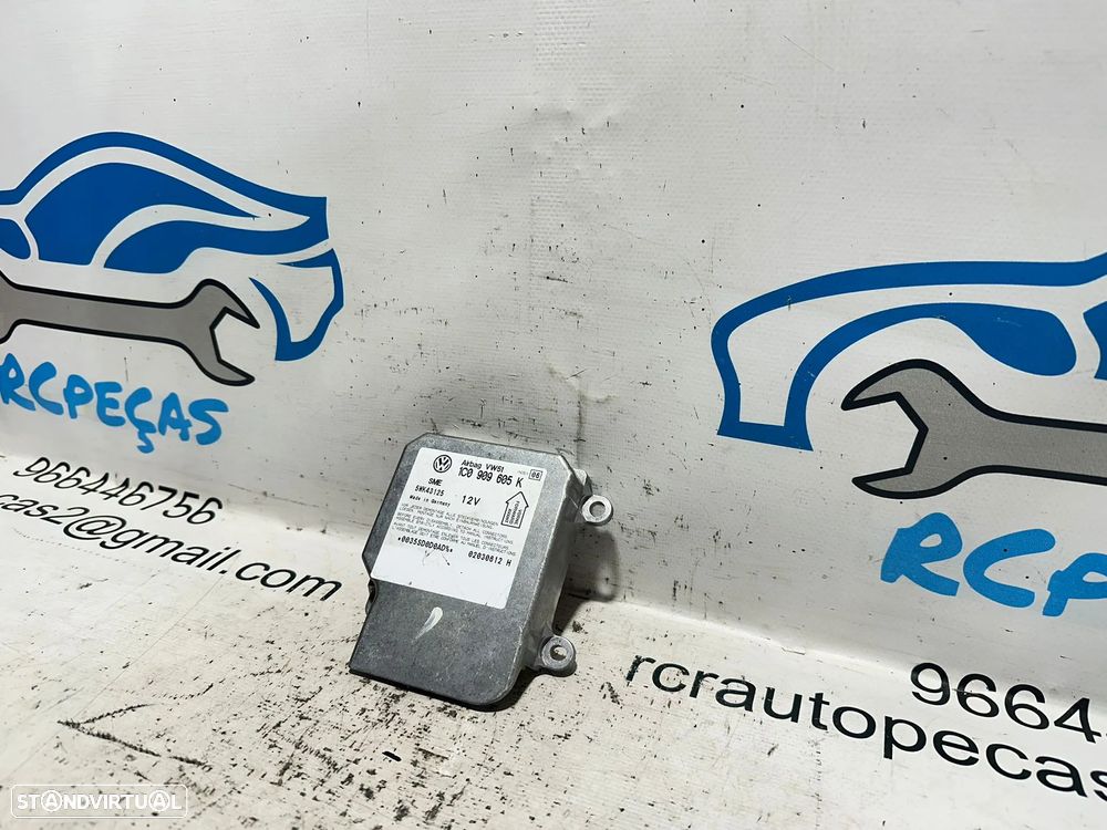 .Módulo Centralina Airbag SRS Original VAG Volkswagen Skoda 1C0909605K 2001 - 2015 - 4