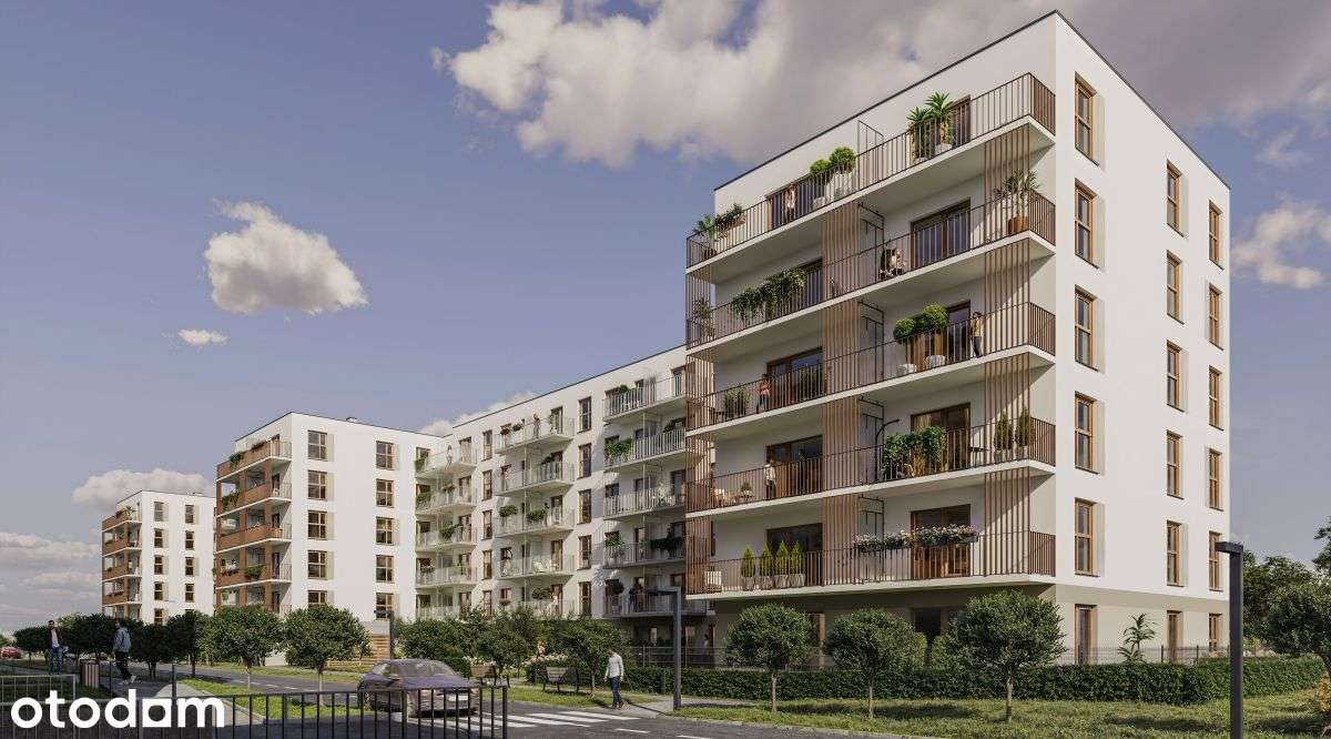 2-pokojowe mieszkanie 42m2 + balkon Bezpośrednio