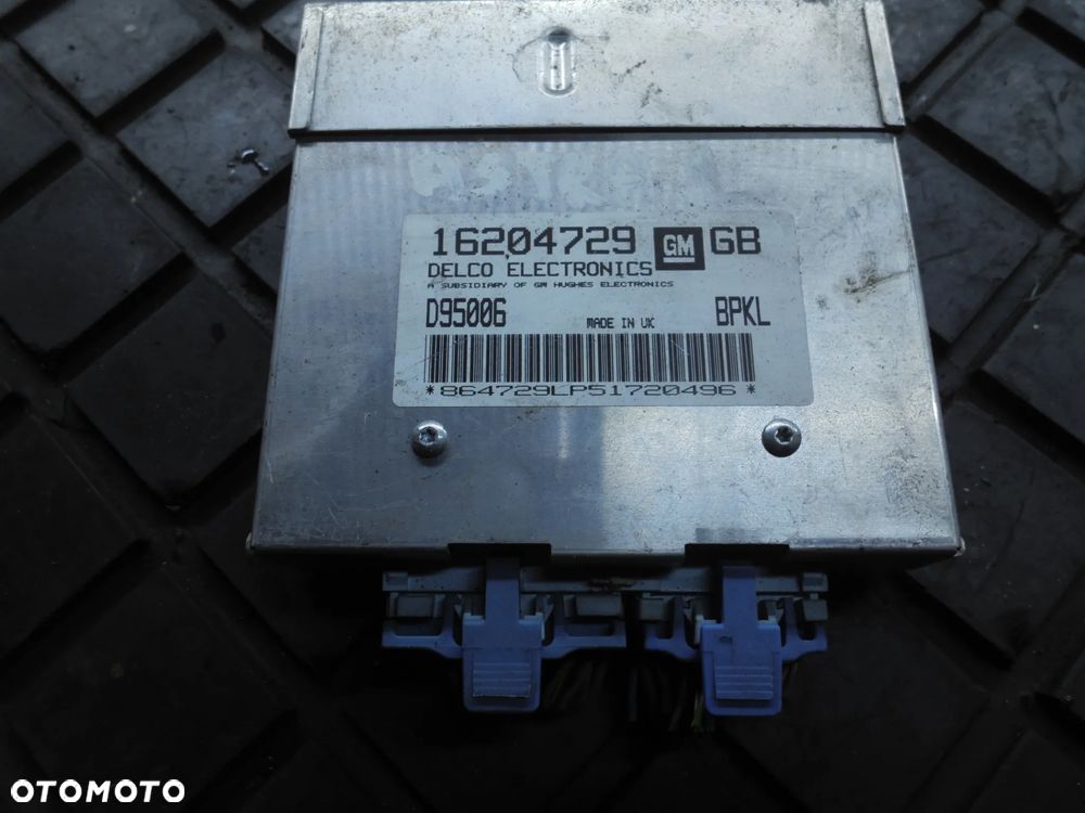 OPEL ASTRA F I 1,4 91-01 KOMPUTER STEROWNIK 16204729 - 1