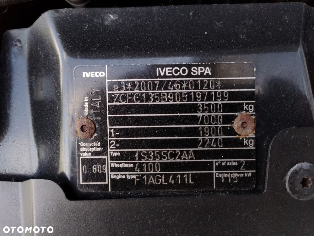 Iveco DAILY 35S16 NOWY MODEL 2.3 HPI (160KM) HI-MATIC (L4H2) MAX LONG (EURO,6) KLIMA STAN IDEALNY 100% ORYGINAŁ KM SERWIS NIE MA RDZY - 39