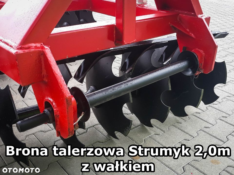 Brona talerzowa TALERZÓWKA V  AGREGAT 1,4m 1,6m 1,8m 2m 2,2m 2,4m 2,7m STRUMYK Lekka Nowa - 11
