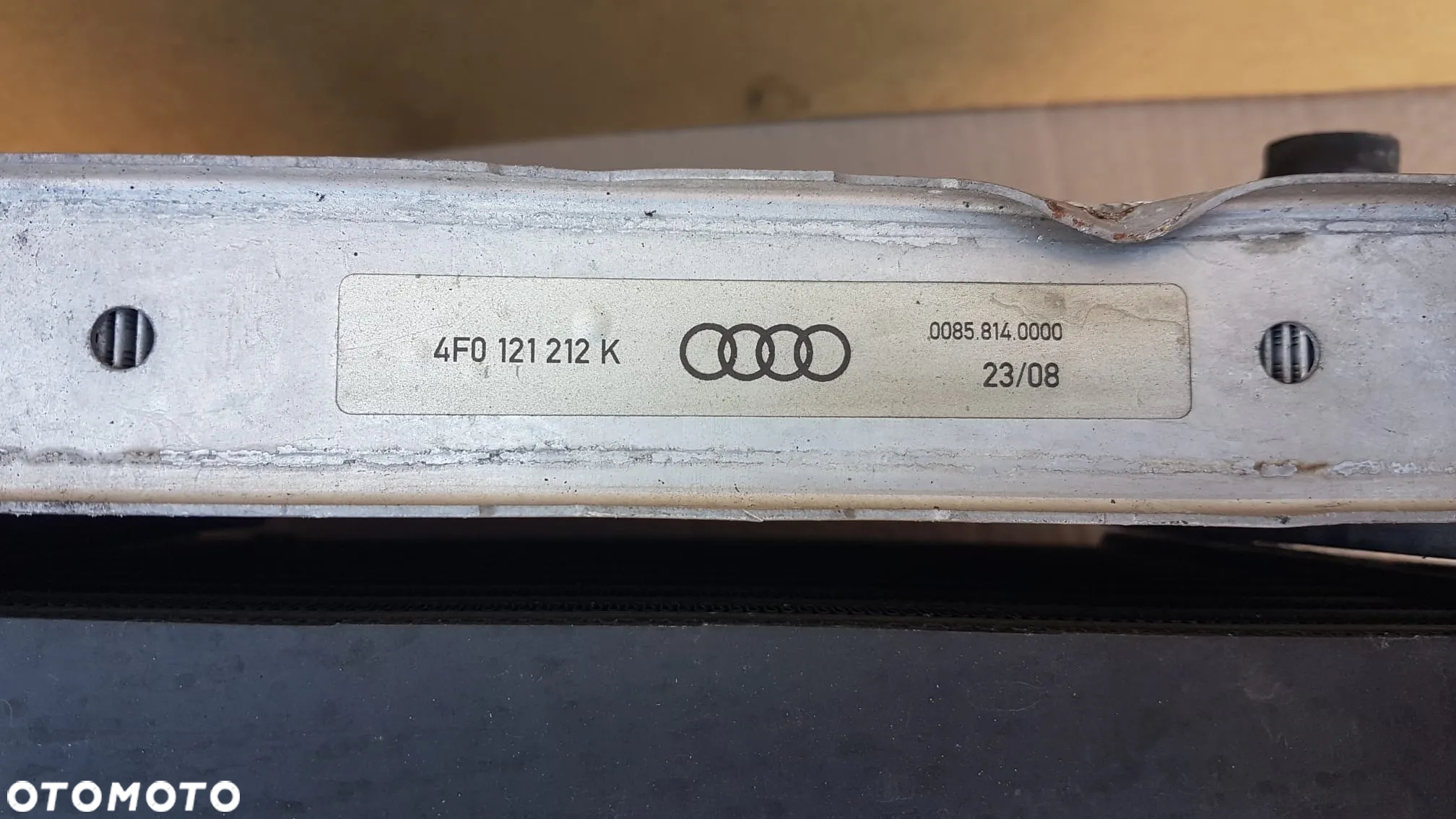 INTERCOOLER  LEWY AUDI RS6 4F0 C6 07L145805A - 9