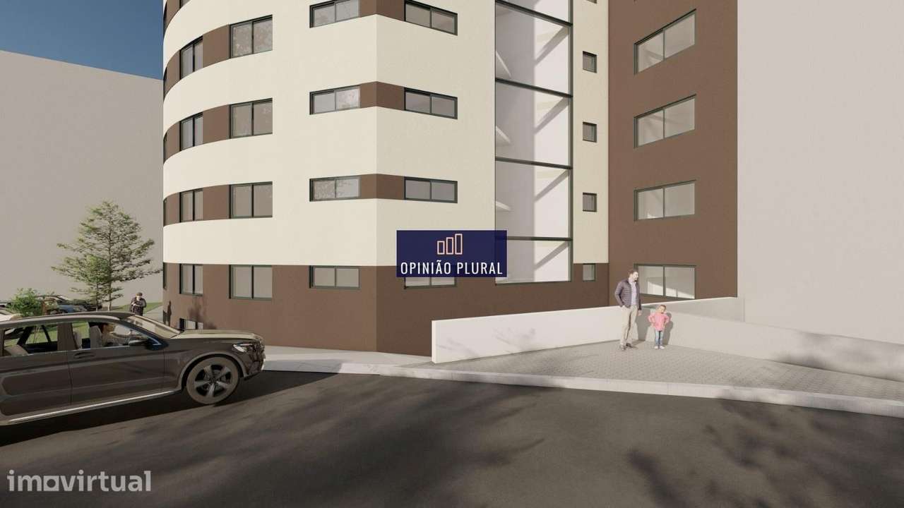 Elegante Apartamento T2 Moderno Novo à Venda em Vilar do Paraíso - Grande imagem: 3/15