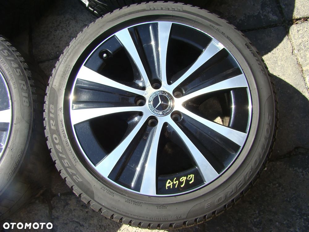 a499 5x112 Mercedes W213 S213 C238 A238 8jx18 245/45 9jx18 275/40 opony zima czujniki - 3