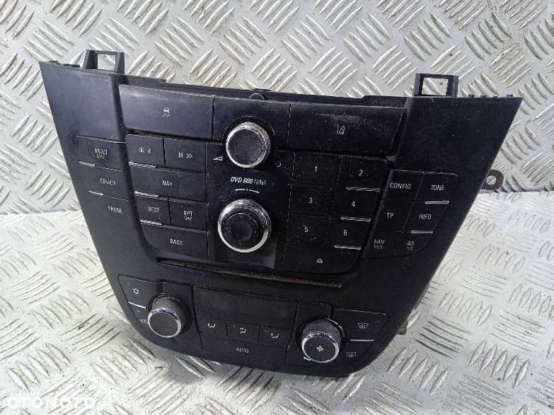 PANEL NAWIEWU KLIMATYZACJI + RADIO OPEL INSIGNIA A 13273256 - 1