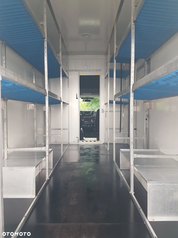 Iveco DAILY KONTENER NISKOPODŁOGOWY 4,44x2,23x2,42 SKLEP FOODTRUCK BAR KLIMA KONIOWÓZ KAMPER - 21