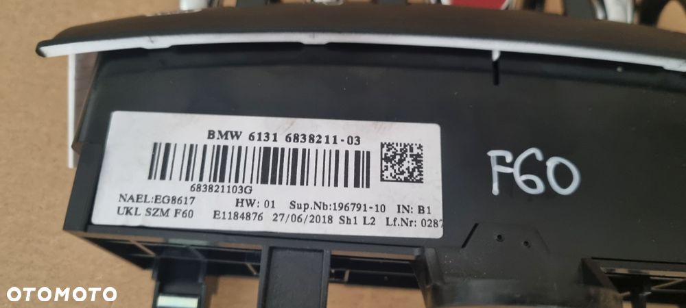 BMW COOPER COUNTRYMAN F60 2017- Przełączniki Panel Start Stop Oryginał - 7