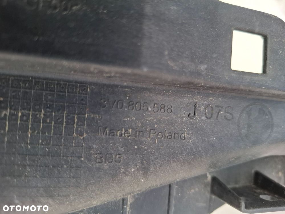 SKODA SUPERB III 3 PAS PRZEDNI WZMOCNIENIE CZOŁOWE 3V0805588J - 5