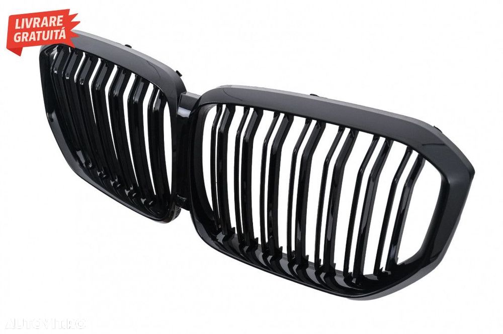 Grila Centrala BMW X5 G05 (2018-2022) Negru Lucios M Design - 4