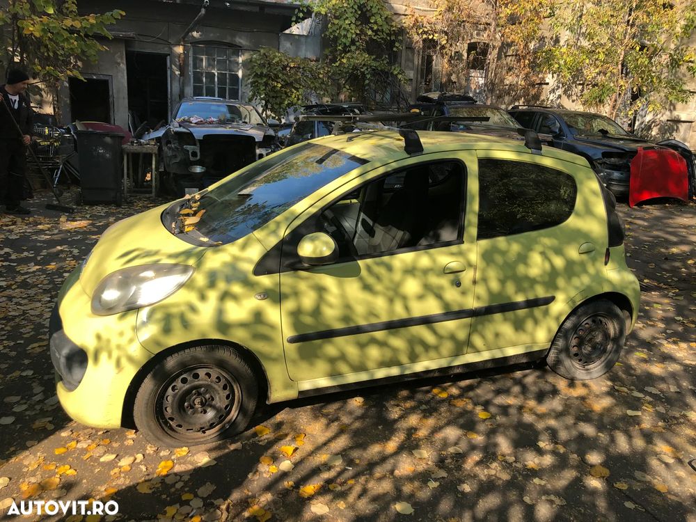 Dezmembrez Citroen C1 galben 4 usi 2007 1,4 HDI
