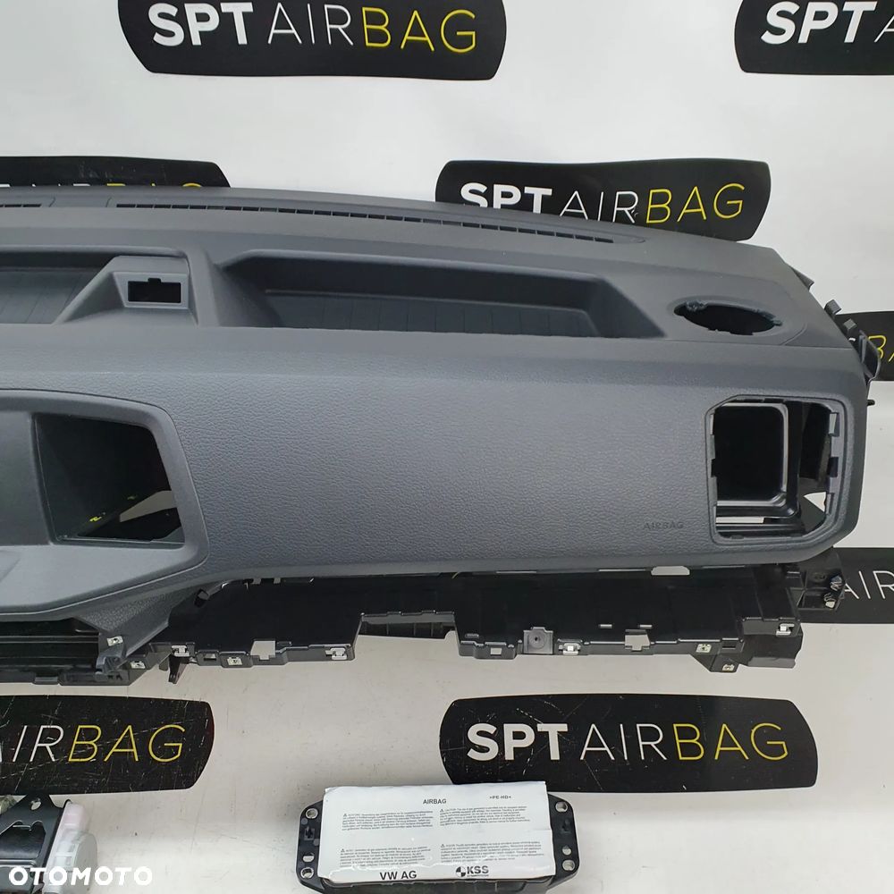 VW CRAFTER II 2 LIFT DESKA ROZDZIELCZA KONSOLA KOKPIT PULPIT PODUSZKI AIRBAG AIR BAG PASY KIT SET - 4