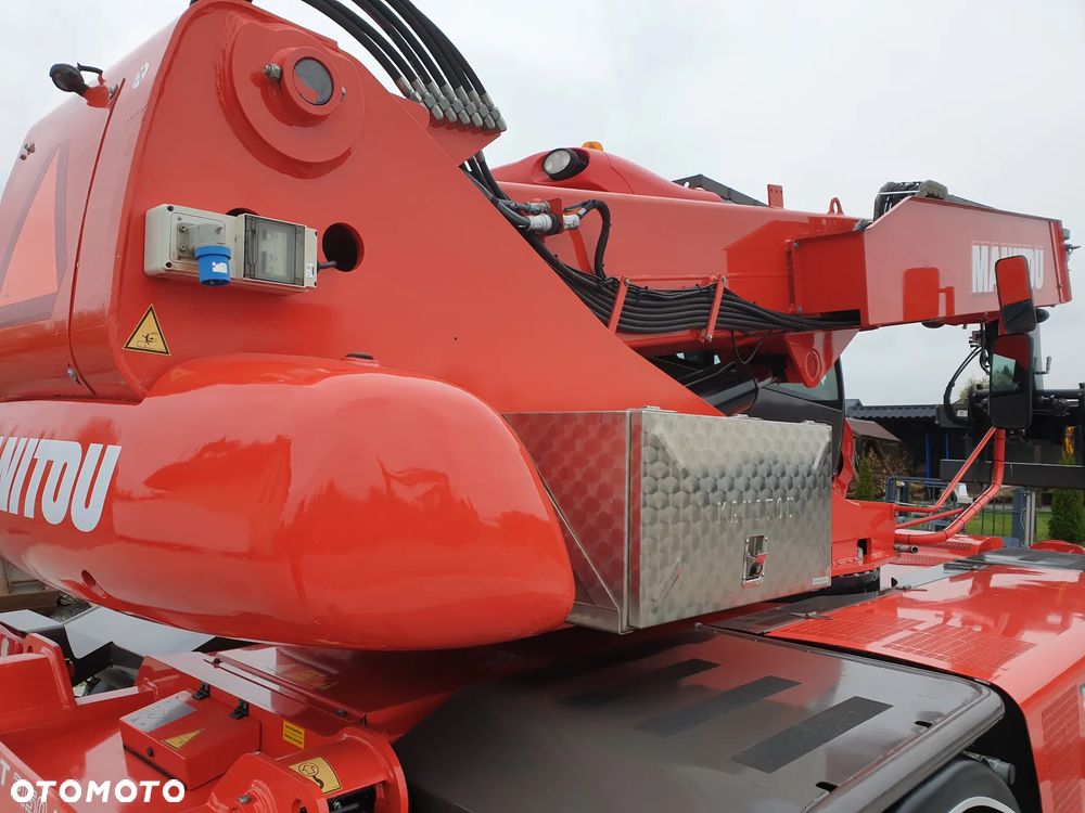 Manitou MRT Roto 2150+Privilege kosz/wciągarka/widły/pilot sprowadzona piękny stan - 8