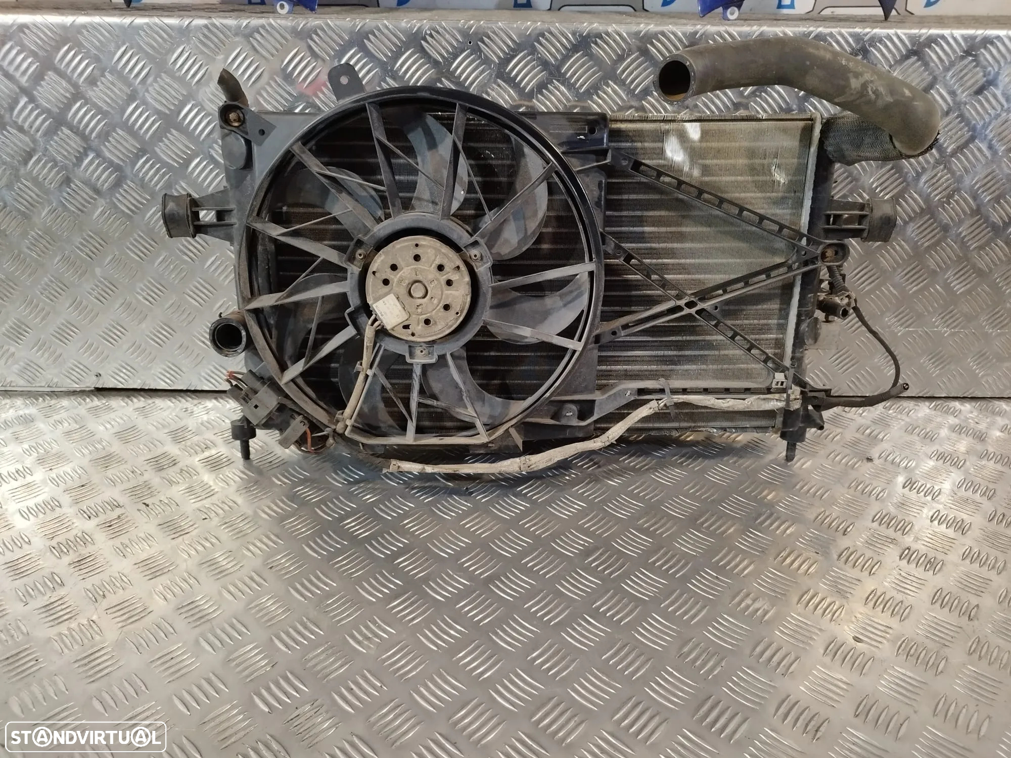 FRENTE COMPLETA OPEL ASTRA G T98 CAPOT PARACHOQUES GUARDA-LAMAS OTICAS FRENTE FIBRA RADIADOR VENTILADOR REFORÇO - 11