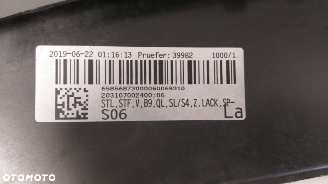 AUDI A4 B9 S-LINE S4 SPOJLER DOKŁADKA ZDERZAKA PRZÓD PRZEDNIEGO 8W0807717A - 3