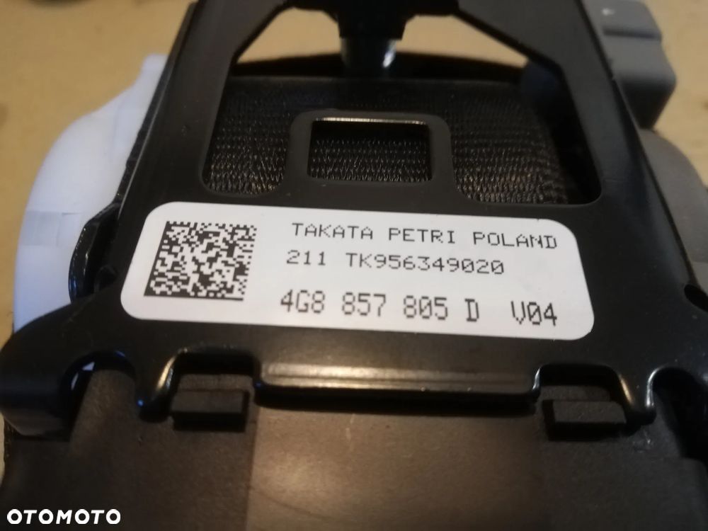 Audi A6 C7 pasy bezpieczeństwa napinacz pirotechnika przód tył lewy p rawy KOMPLET - 5