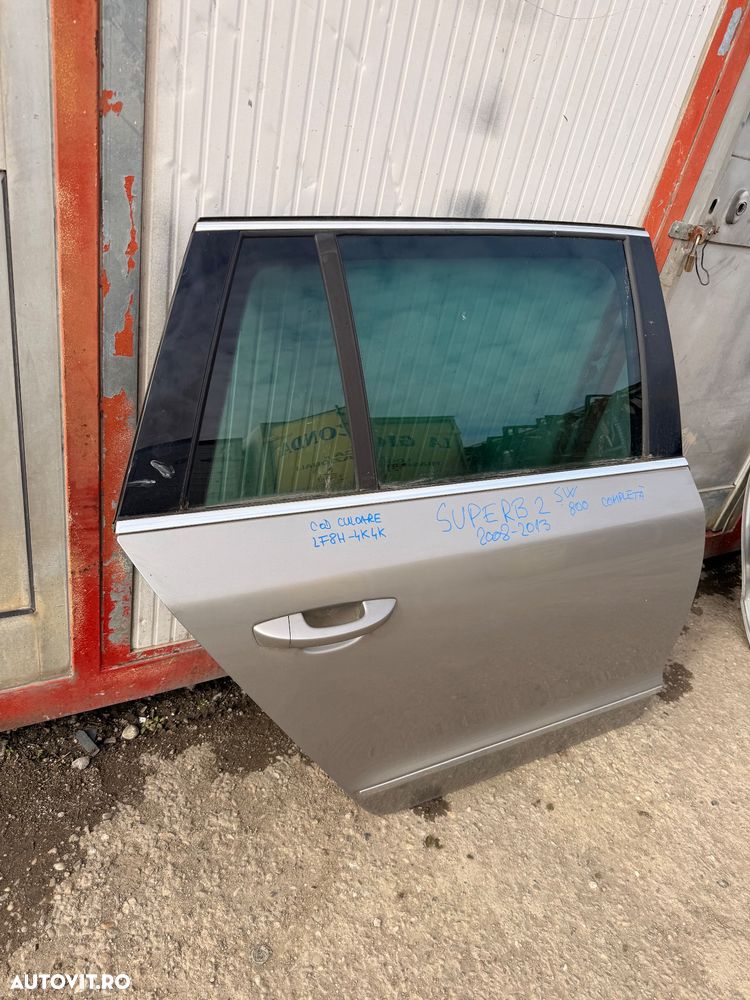 Usa dreapta spate completa SKODA SUPERB 2 combi, break an 2008-2013 cod culoare LF8H-4K4K - 3