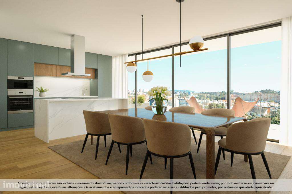 T1 Novo com Terraço (33,76m2) e 1 a 2 lugares de garagem(16,69m2) - Grande imagem: 4/26