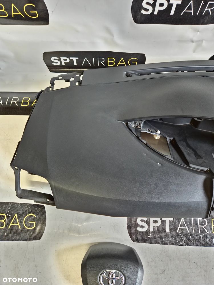 TOYOTA VERSO DESKA ROZDZIELCZA KONSOLA KOKPIT PULPIT PODUSZKI AIRBAG AIR BAG PASY KIT SET - 2