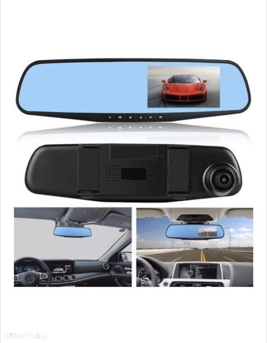 Camera Video Auto Dubla Tip Oglinda Full-HD - 7