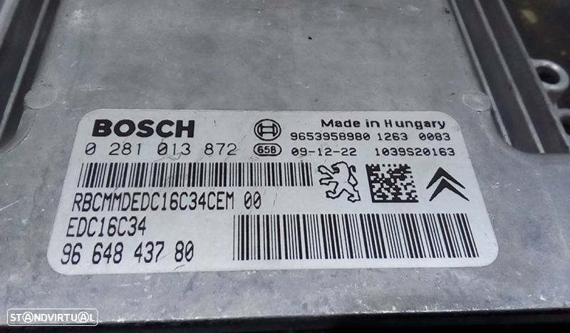 Centralina Do Motor Peugeot 207 (Wa_, Wc_) - 2