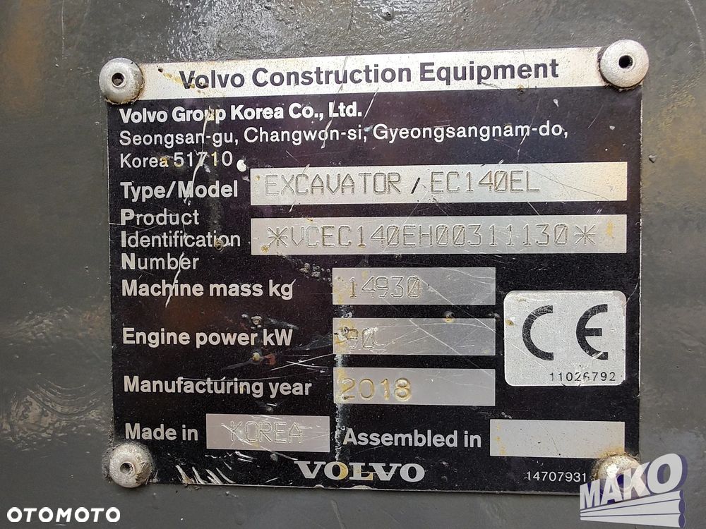 Volvo EC140 EL - 19