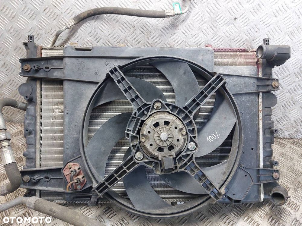 CHŁODNICE KOMPLET + WENTYLATORY ALFA ROMEO 156 I 2.0 16V 60688932 60681669 - 2
