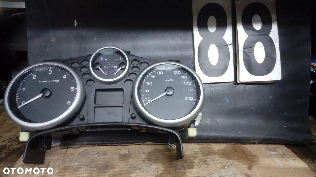 LICZNIK ZEGAR 9662904680 PEUGEOT 207 EUROPA - 1