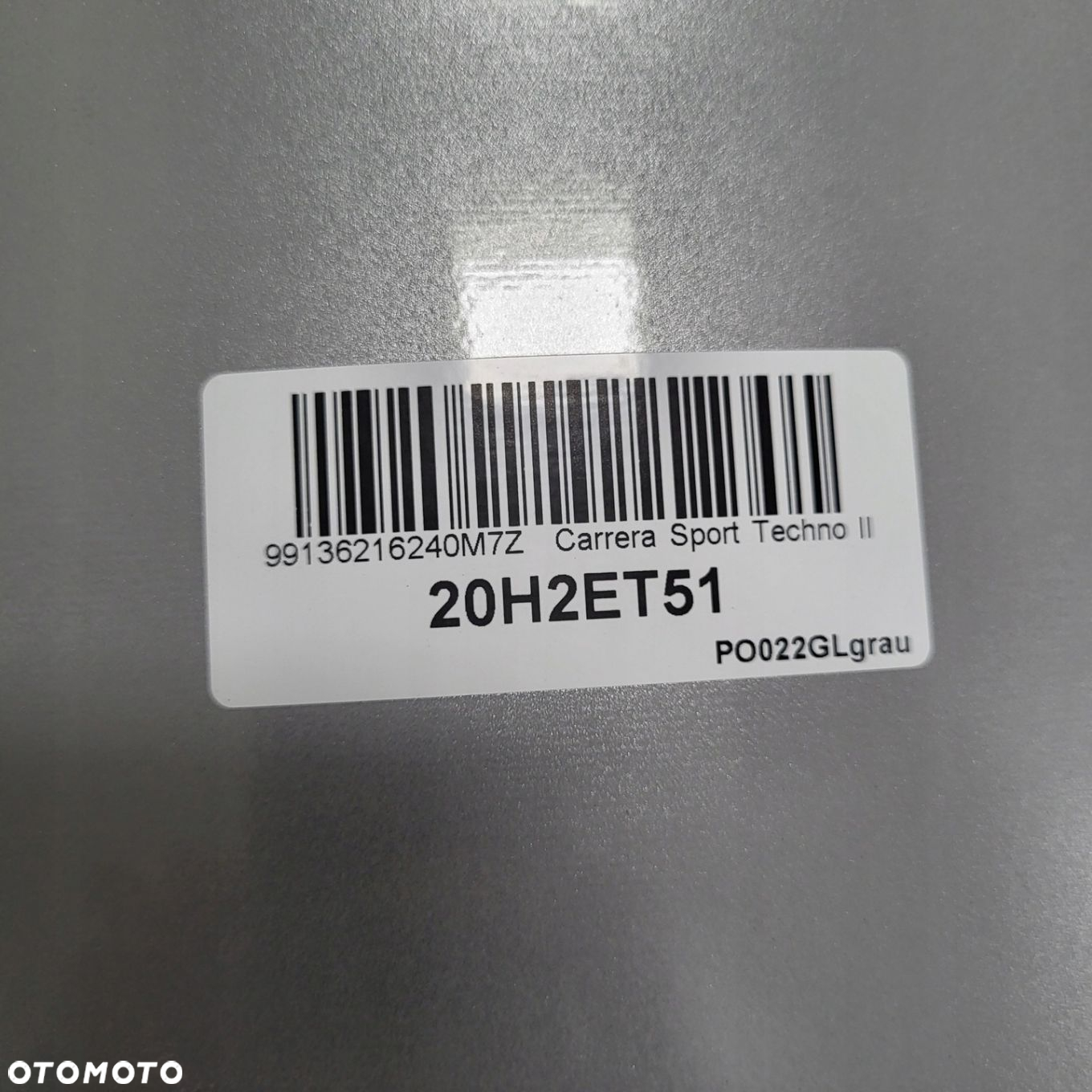 Oryginał Porsche Carerra 911 991.1 C2/C2S 20" Sport Techno Nowa - 9