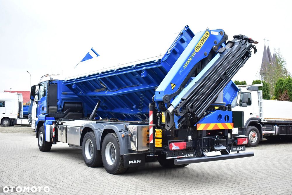 MAN TGS 33.480 6x4 BL Wywrotka 6.70m. + Palfinger PK 23002 SH / 5 i 6 Funkcja/ Rotator/  Retarder/ Pilot/ Kipper/ Kiper/ Crane/ HDS/ Kran/żuraw/ Manipulator / Sprowadzony ! - 33