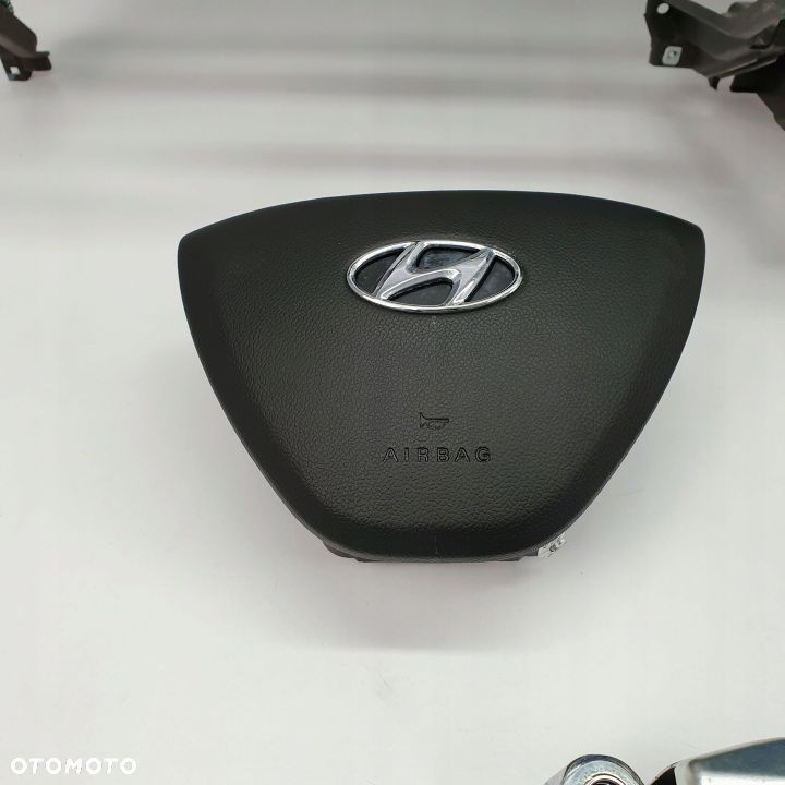 HYUNDAI i10 DESKA ROZDZIELCZA KONSOLA KOKPIT PULPIT PODUSZKI AIRBAG AIR BAG PASY KIT SET - 5