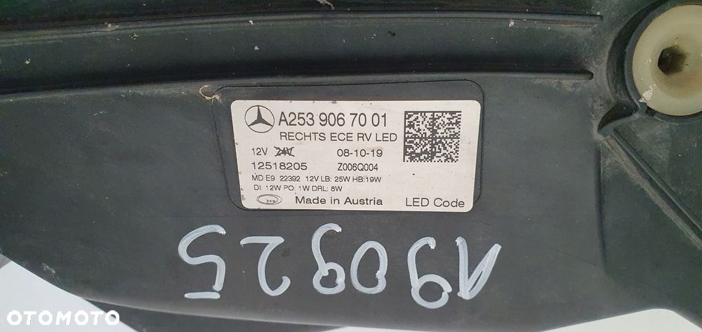 MERCEDES GLC W253 LIFT LAMPA PRZÓD PRAWA FULL LED A2539067001 - 7