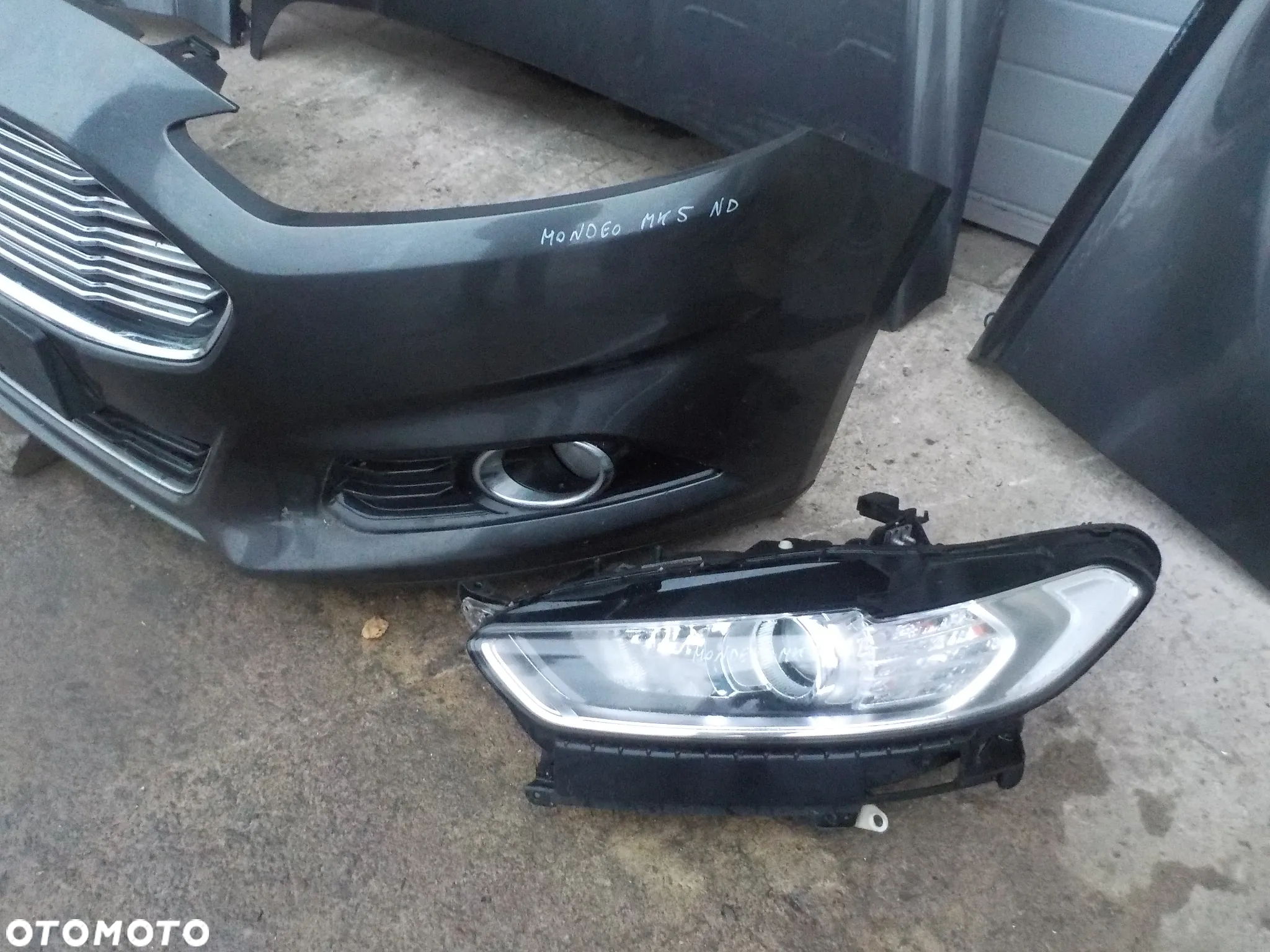 FORD MONDEO MK5 2.0 TDCI PRZÓD MASKA ZDERZAK BŁOTNIKI PAS PRZEDNI Z CHŁODNICAMI LAMPY UK - 9