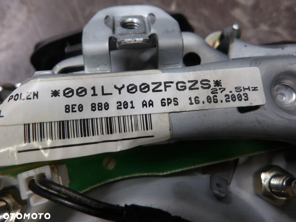 AUDI A2 1.4 TDI 99-05r. DESKA ROZDZIELCZA KONSOLA KOKPIT PODUSZKA AIRBAG PASY BEZPIECZEŃSTWA - 8