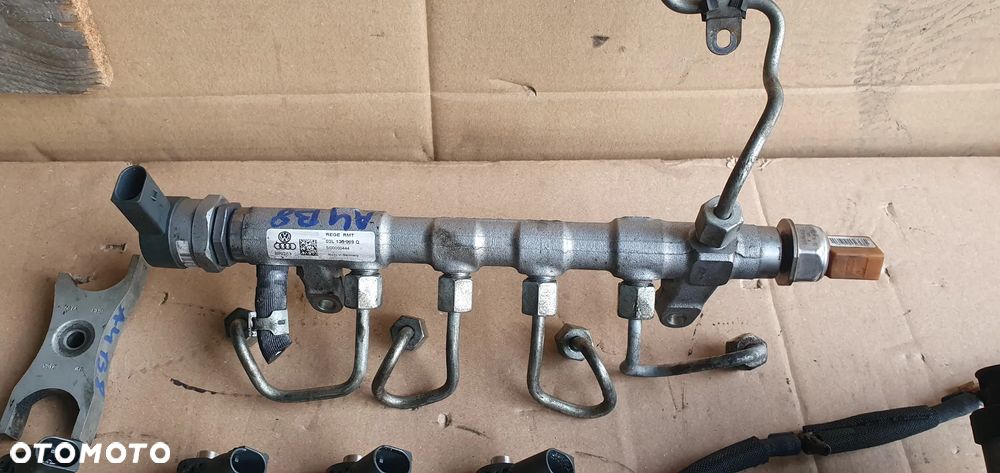 Wtryskiwacze układ wtryskowy pompa wtryski Audi A4 B8 Lift 2.0 TDI 03L130277J 03L130755AC 03L130089Q - 2