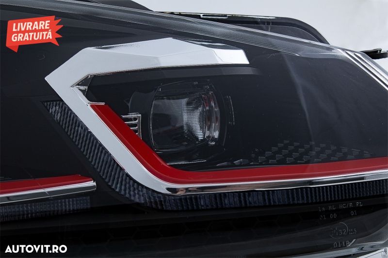 Faruri LED si Stopuri FULL LED VW Golf 6 VI (2008-2013) Facelift G7.5 GTI Design R- livrare gratuita - 3