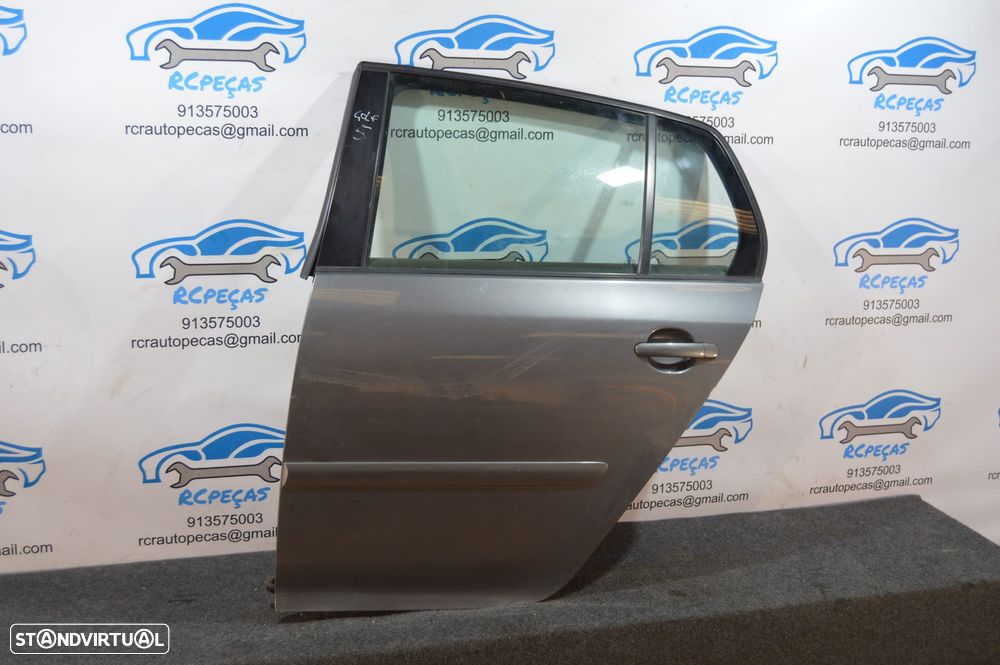PORTA TRASEIRA TRÁS ESQUERDA VW VOLKSWAGEN GOLF V 5 MK5 1K 1K1 FECHO ELEVADOR MOTOR PUXADOR VIDRO - 2