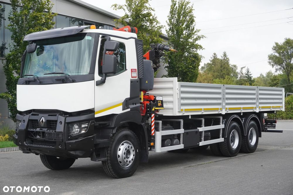Renault K380 6×4 / HDS 7,85 t / Fassi F175 / 120 tys. km! / wywrotka 2-stronna - 3